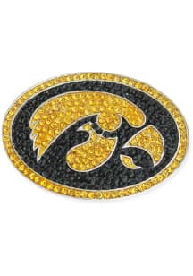 Gold Iowa Hawkeyes Souvenir Logo Crystal Pin
