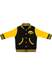 Toddler Gold Iowa Hawkeyes Varsity Light Weight Jacket