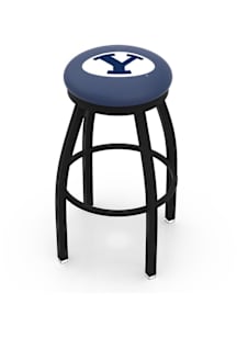 BYU Cougars Black Pub Stool - Black