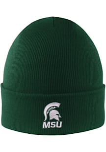 LogoFit Michigan State Spartans Green North Pole Mens Knit Hat