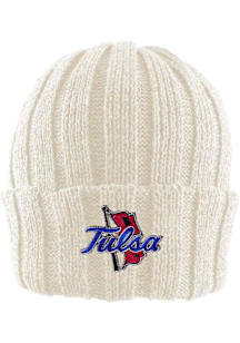 LogoFit Tulsa Golden Hurricane Ivory Watchman Womens Knit Hat