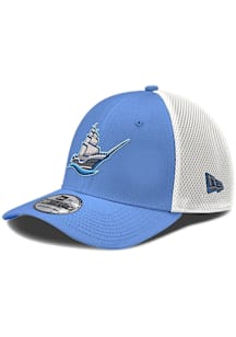 New Era Columbus Clippers Mens Light Blue Ship Logo GCP 39THIRTY Flex Hat