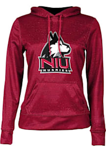 ProSphere Northern Illinois Huskies Womens Red Heather Hooded Sweatshirt