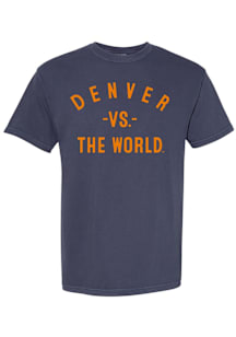 Denver Navy Blue vs the world Short Sleeve Fashion T Shirt