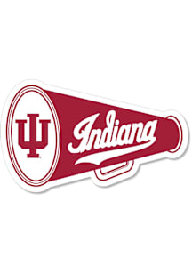Indiana Hoosiers 2" Megaphone Dizzler Stickers - Crimson