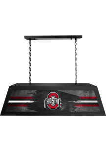 Black Ohio State Buckeyes Long Billiard Lamp