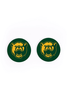 Baylor Bears 2 Pack Color Logo Car Coaster - Green