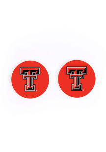 Texas Tech Red Raiders 2 Pack Color Logo Car Coaster - Red