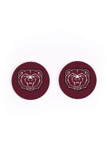 Missouri State Bears 2 Pack Color Logo Car Coaster - Maroon