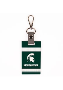 Michigan State Spartans Green Logo Luggage Tag