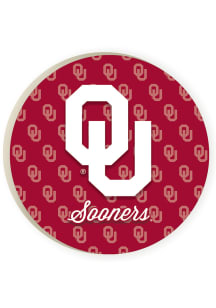 Oklahoma Sooners 2 Pack Color Logo Car Coaster -