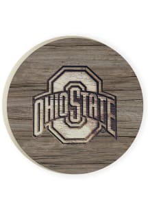 Ohio State Buckeyes 2 Pack Color Logo Car Coaster - Red