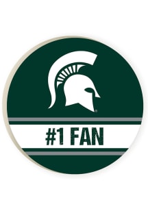 Michigan State Spartans 2 Pack Color Logo Car Coaster -