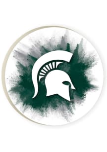 Michigan State Spartans 2.75 Color Splash Car Coaster - Green