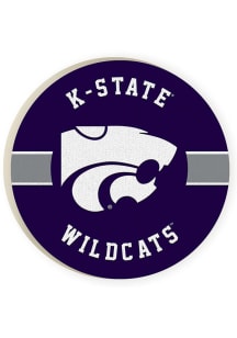 K-State Wildcats Stripe Car Coaster - Purple
