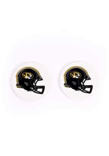 Missouri Tigers Helmet Car Coaster - Gold