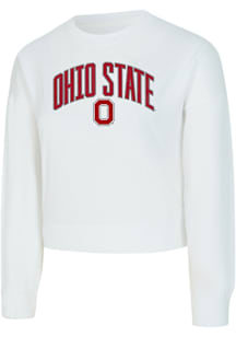 Concepts Sport Ohio State Buckeyes Womens White Laney LS Tee