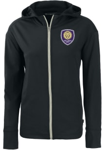 Cutter and Buck Orlando City SC Womens Black Daybreak Light Weight Jacket