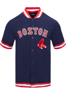 Pro Standard Boston Red Sox Mens Navy Blue Classic Baseball Jersey