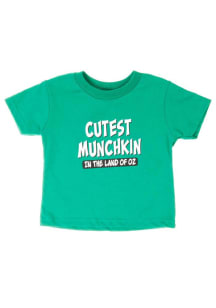Wizard of Oz Toddler Green Cutest Munckin Short Sleeve T Shirt