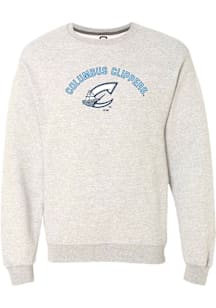 Summit Sportswear Columbus Clippers Womens Natural Essential Crew Sweatshirt