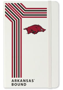 Arkansas Razorbacks School Bound team logo Notebook and Folder - White