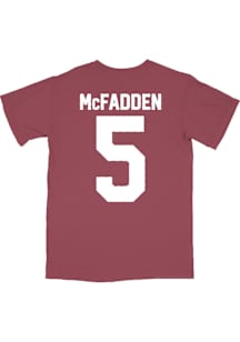 Darren Mcfadden Arkansas Razorbacks Crimson Football Football Name And Number Short Sleeve Player..