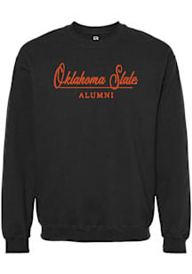 Summit Sportswear Oklahoma State Cowboys Womens Black Alumni Crew Sweatshirt