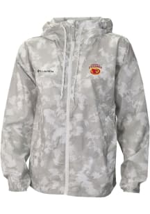 Columbia Iowa State Cyclones Womens White Heat Seal Flash Challenger Light Weight Jacket