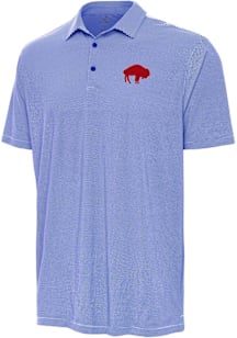 Antigua Buffalo Bills Mens Blue Classic Twine Short Sleeve Polo