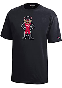 Champion Cincinnati Bearcats Youth Black Mascot Basketball Short Sleeve T-Shirt