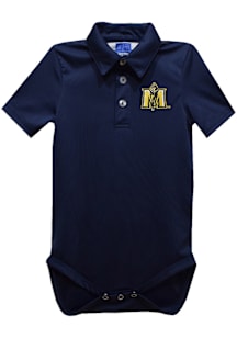 Vive La Fete Murray State Racers Baby Navy Blue Team Short Sleeve One Piece Polo