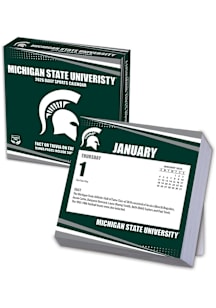 Michigan State Spartans 2026 Boxed Daily Calendar