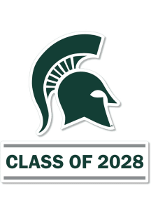 Green Michigan State Spartans 3 Inch Class of 2028 Decal