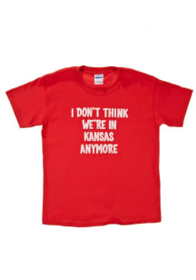 Wizard of Oz Youth Red Not in Kansas Short Sleeve T Shirt