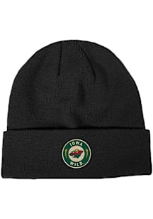 Colosseum Iowa Wild Black Cuffed Knit Mens Knit Hat