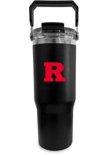 Black Rutgers Scarlet Knights Bucket Stainless Steel Tumbler