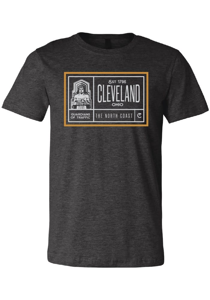 Cleveland Dark Grey Guardians Short Sleeve T Shirt