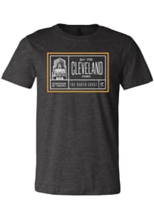 Cleveland Dark Grey Guardians Short Sleeve  T Shirt