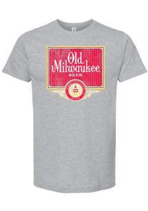 Wisconsin Grey Old Milwaukee Beer Short Sleeve Fashion T Shirt