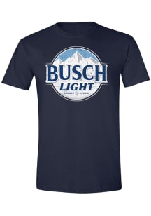Colorado Navy Blue Busch Light Logo Short Sleeve Fashion T Shirt
