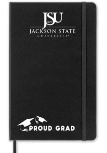 Jackson State Tigers Proud Grad team logo Notebook and Folder - Black