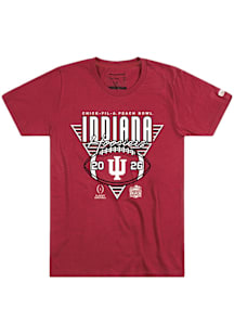 Homefield Indiana Hoosiers Crimson 2026 Peach Bowl Short Sleeve T Shirt