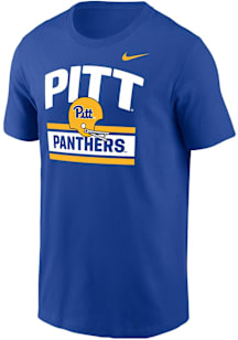 Nike Pitt Panthers Blue Football Legend Short Sleeve T Shirt