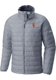 Columbia USC Trojans Mens Powder Lite Heavyweight Jacket - Grey