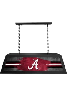 Alabama Crimson Tide Script Long Black Billiard Lamp