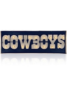 Dallas Cowboys Lighted Recycled Metal Street Sign Marquee Sign