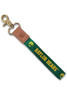 Jardine Baylor Bears Wristlet Keychain W/Custom Strap Lanyard - Green