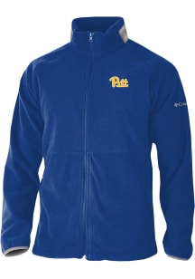Mens Pitt Panthers Blue Columbia Everest Ridge Long Sleeve Full Zip Jacket