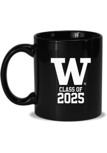 Black Washington Huskies Campus Crystal Class of 2025 11oz Ceramic Mug